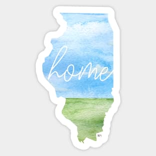 Illinois Home State Sticker